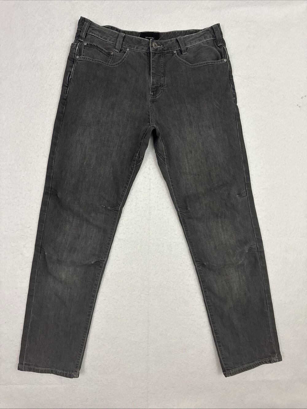 Vertx Defiance Jeans Mens 34x32 Gray Tactical Stretch Coolmax Denim Pants